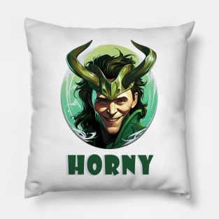 Burdened with Horny-ous Purpose Pillow