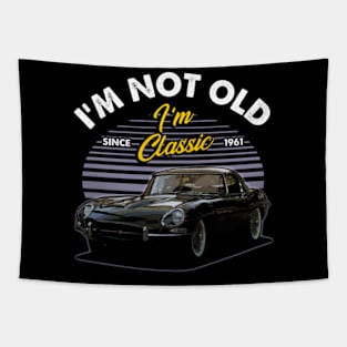 Jaguar XK-E 1961 I'm not old Tapestry