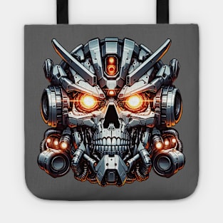 Biomech Skull S01 D91 Tote