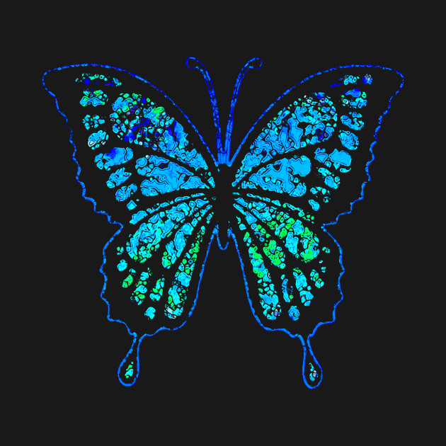 Blue Butterfly by bronzarino