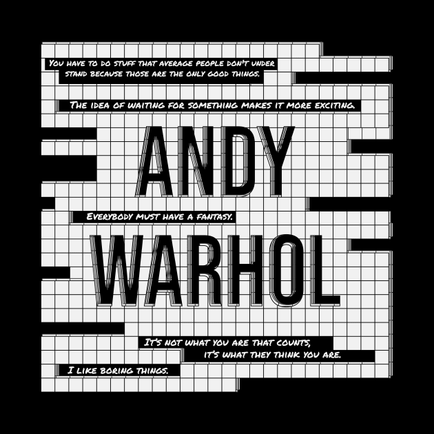 Andy Warhol Typographic Design by Raimondi