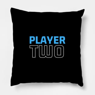 Player Two - Blue player Pillow