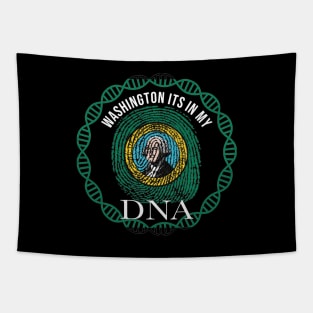 Washington Its In My DNA - Washingtonian Flag - Gift for Washingtonian From Washington Tapestry