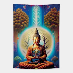 Buddha and the tree of life Tapestry