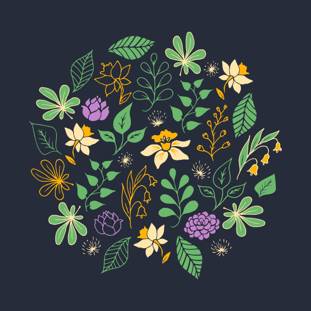 Spring floral pattern by ziryna