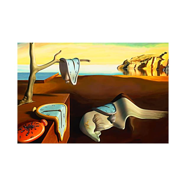 Salvador Dali The Persistence of Memory Print Surrealism by ZiggyPrint