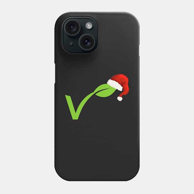 Merry Vegan Christmas Phone Case by Pris25