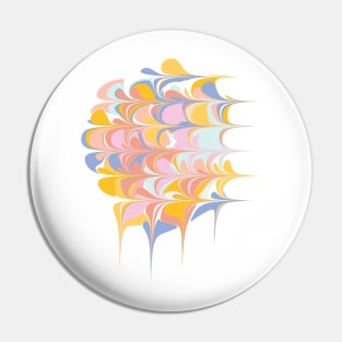 Pastel Marble Swirl Pin