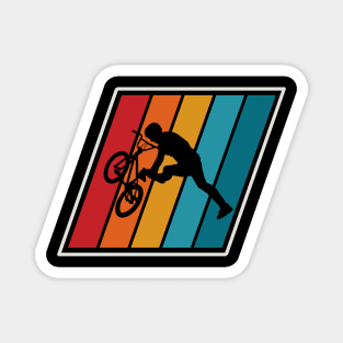 BMX Retro Biker Magnet