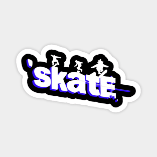 skate, skater and fun Magnet