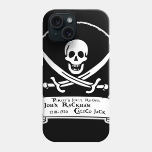 John Rackham - Calico Jack Jolly Roger Phone Case