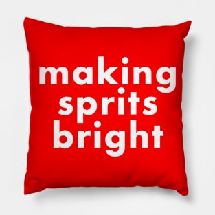 making spirits bright Pillow