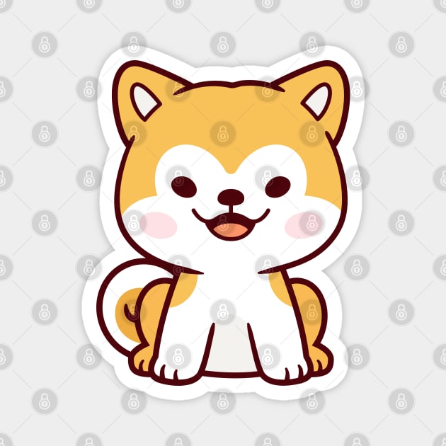 Hachiko Kawaii Magnet by kudasai