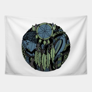 Mellow Cool Dream Falcon Tapestry