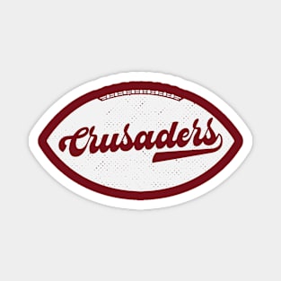 Retro Crusaders Football Magnet