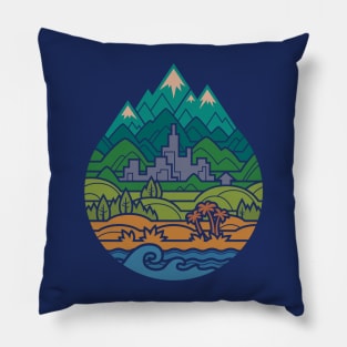 Small World 2 Pillow