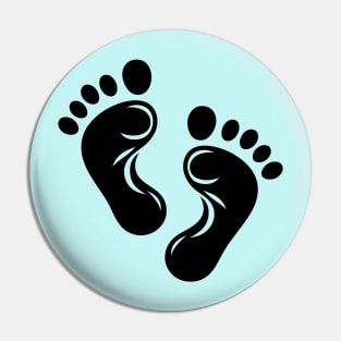 Baby Footprints Pin