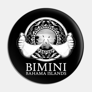 Manta Rays Bimini Bahama Islands Pin