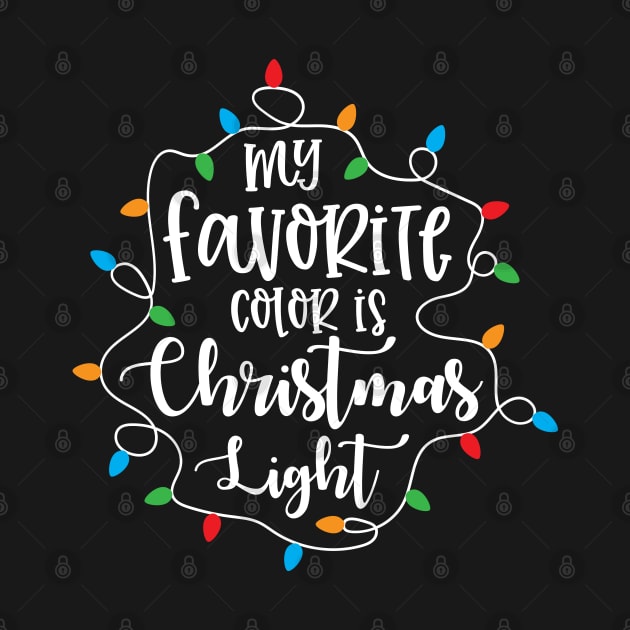 My favorite color is christmas lights by BadDesignCo