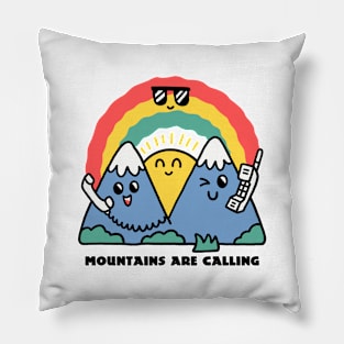 Mountains are Calling Pillow