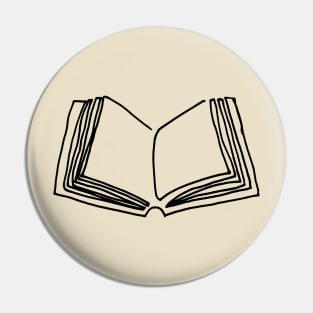 One line book Pin