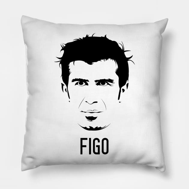 Luis Figo Pillow by InspireSoccer