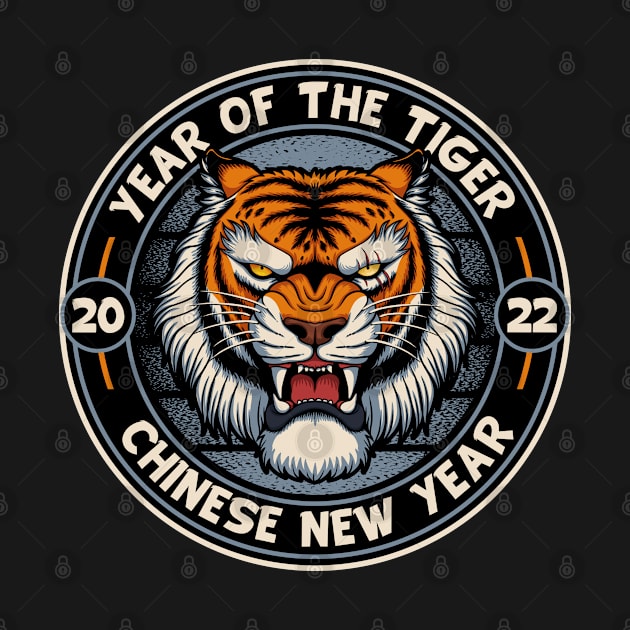 2022 Year Of the Tiger Chinese Zodiac New Year by RadStar