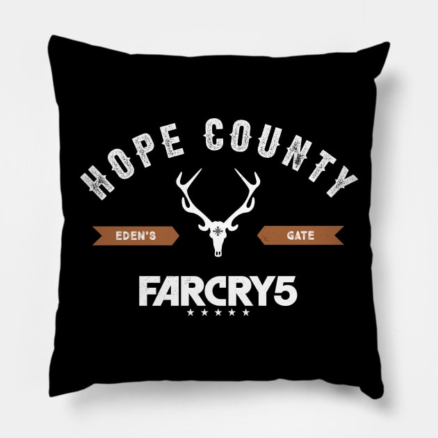 Far Cry 5 - Edens Gate (Trophy) Pillow by cpt_2013