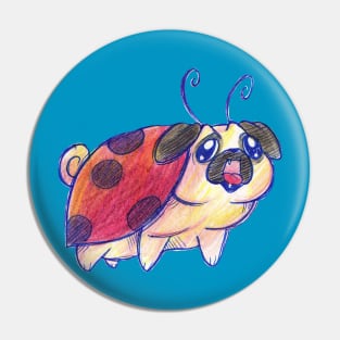 Lady Pug Pin