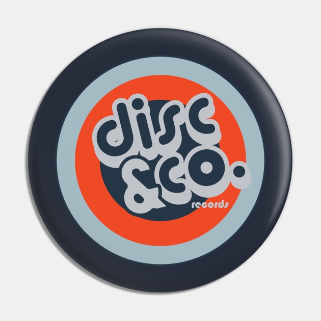 Disc & Co. Records Pin by modernistdesign