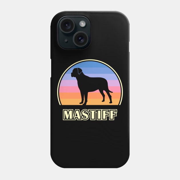 Mastiff Vintage Sunset Dog Phone Case by millersye