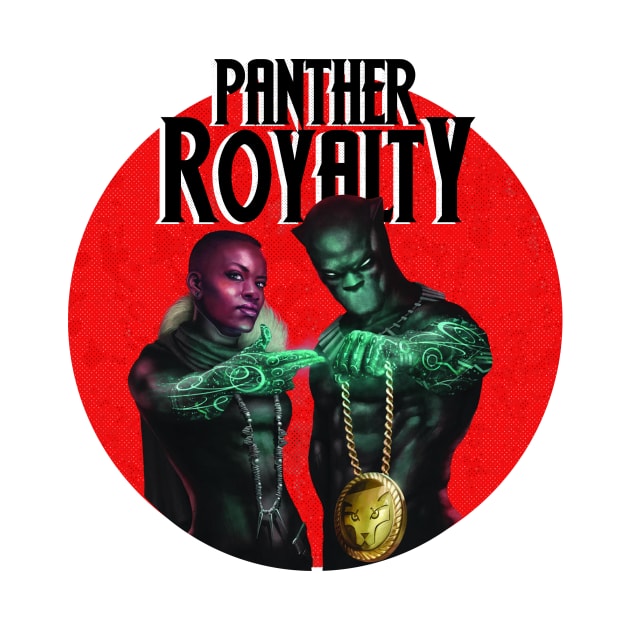 Black Panther - Panther Royalty by Shirts & Shenanigans 