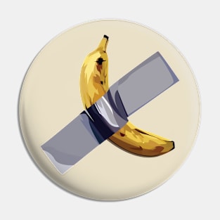 Banana in vector art Pin