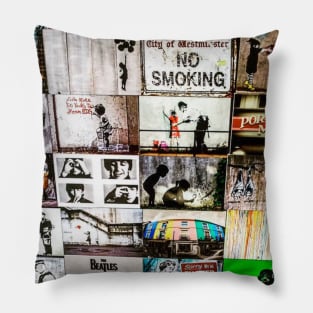 Amsterdam Stickers Pillow