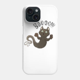 Ghost cat scares you Phone Case