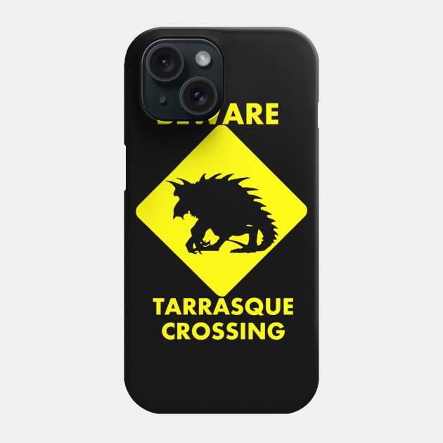 Tarrasque Crossing Dungeons and Dragons Phone Case by OtakuPapercraft