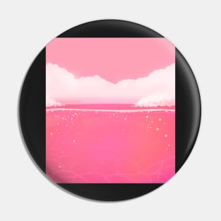 Pink Liquid BUBBLES Pin