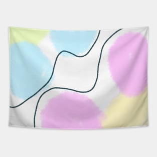 Colorful watercolor abstract texture Tapestry