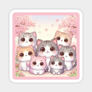 Kawaii Cats Magnet