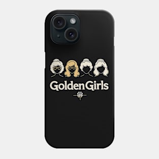 Golden Girls Illustrated Icons—Dorothy, Blanche, Rose, and Sophia Phone Case