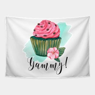 Watermelon  cupcake Tapestry