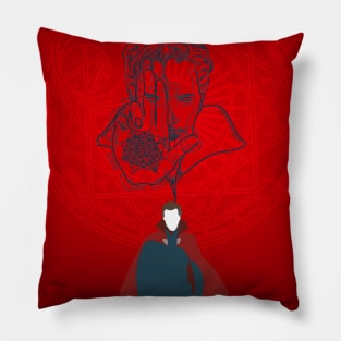 Dr strange minimalist artwork Pillow