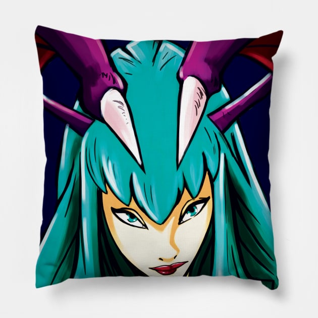 The Look In Your Eyes Pillow by BaconBabyArt