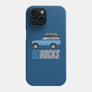 60 rocks-Light Blue Phone Case