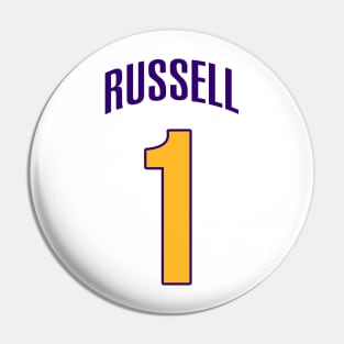 DeAngelo Russell Jersey Poster Pin