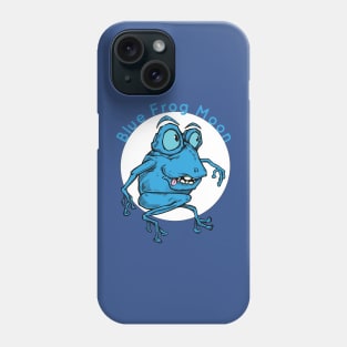 Blue Frog Moon Phone Case