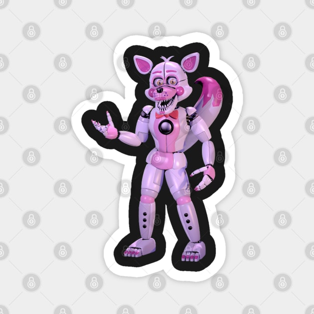 Funtime Foxy 3d FNAF Magnet by Toribit