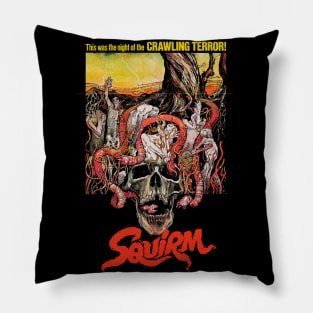 SQUIRM 1976 Poster Pillow