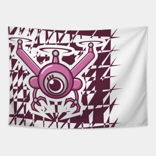 Pink Drone Tapestry