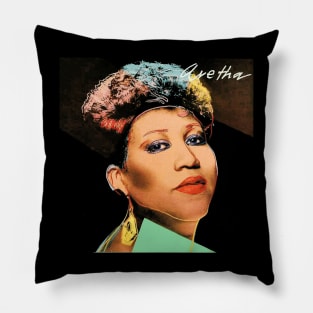 Aretha's Melodic Magic Soul Music Tribute Tee Pillow